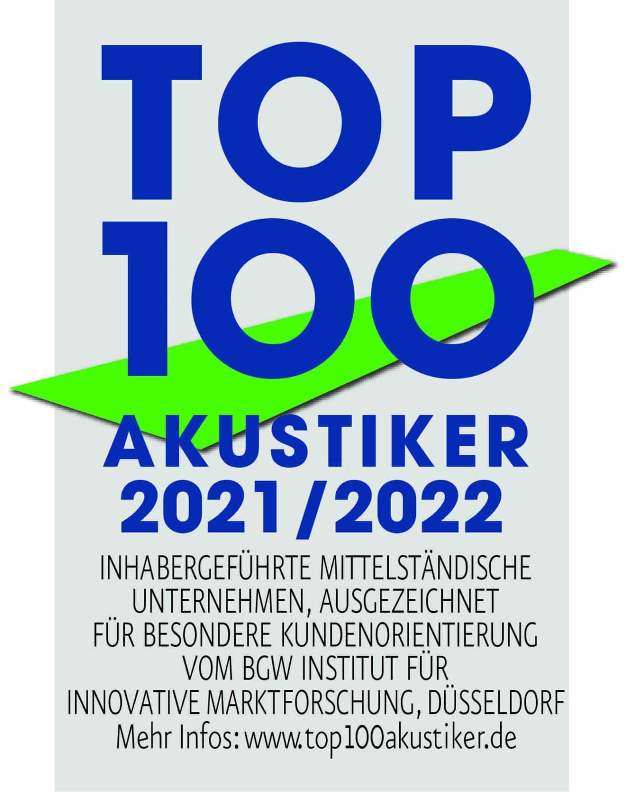 TOP100_Akustiker_2021_2022 Logo 6